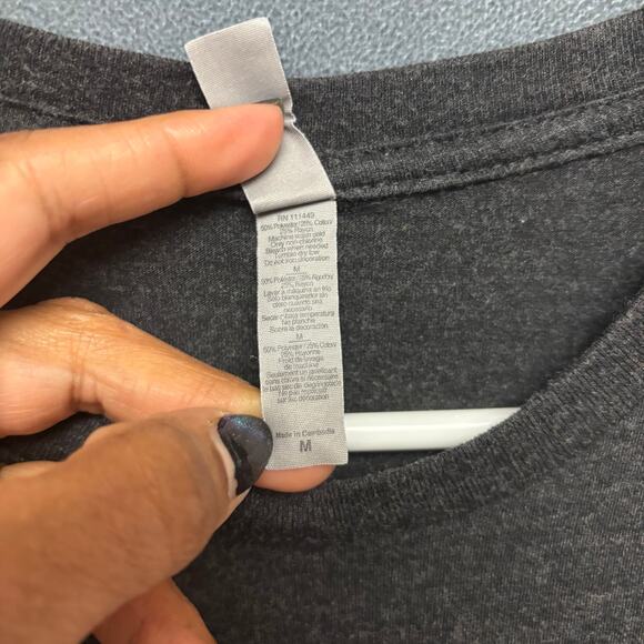 Next Level Tito’s Vodka Promo Tee Shirt Medium Gray Turning Spirits Into Love - Picture 6 of 10